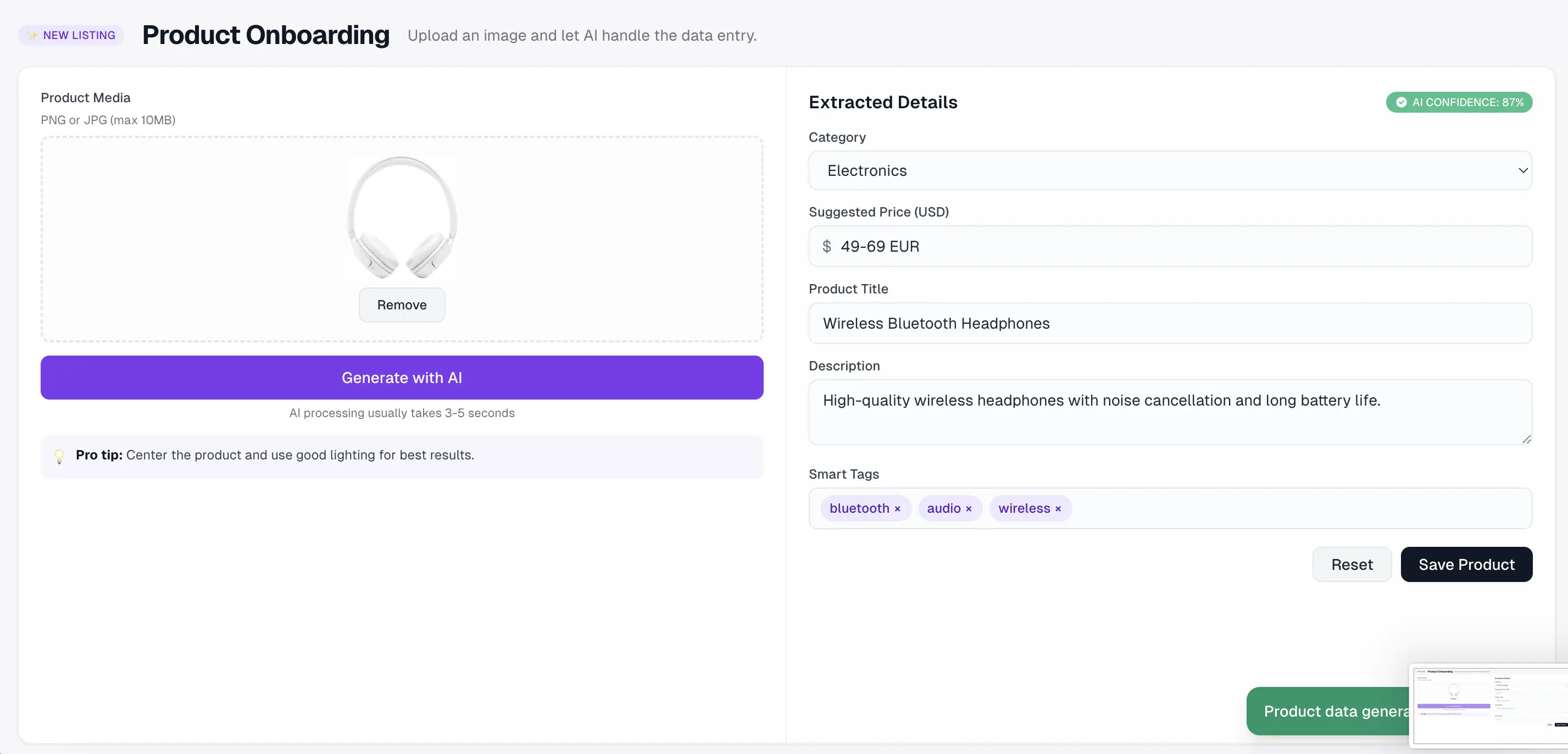 AI Product Data Generator - Image 4