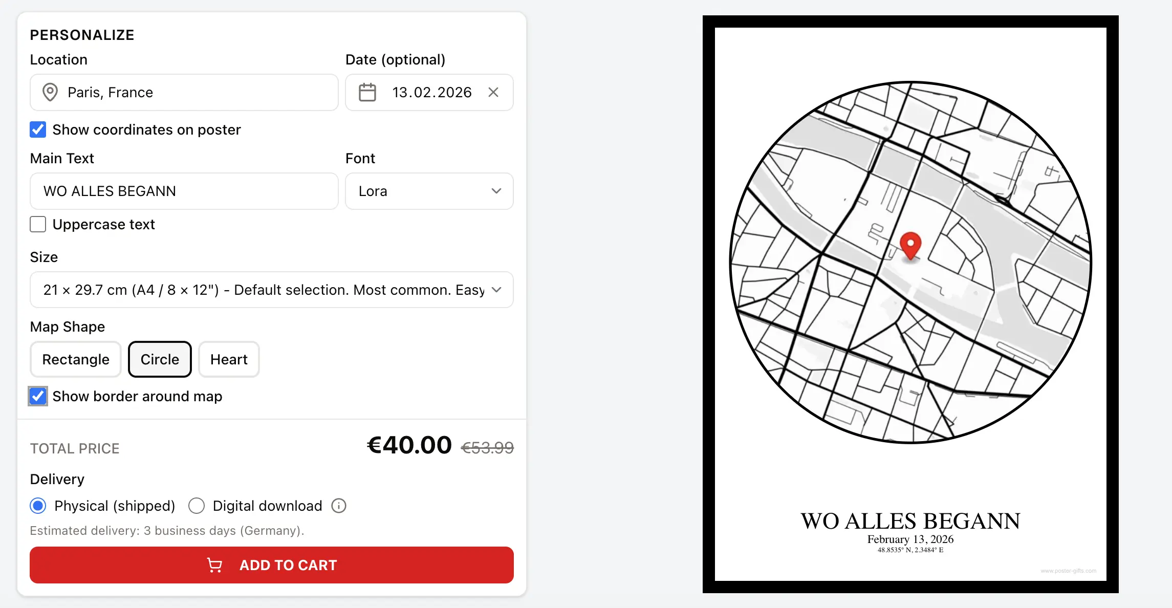 Custom Map Poster Generator - Image 2