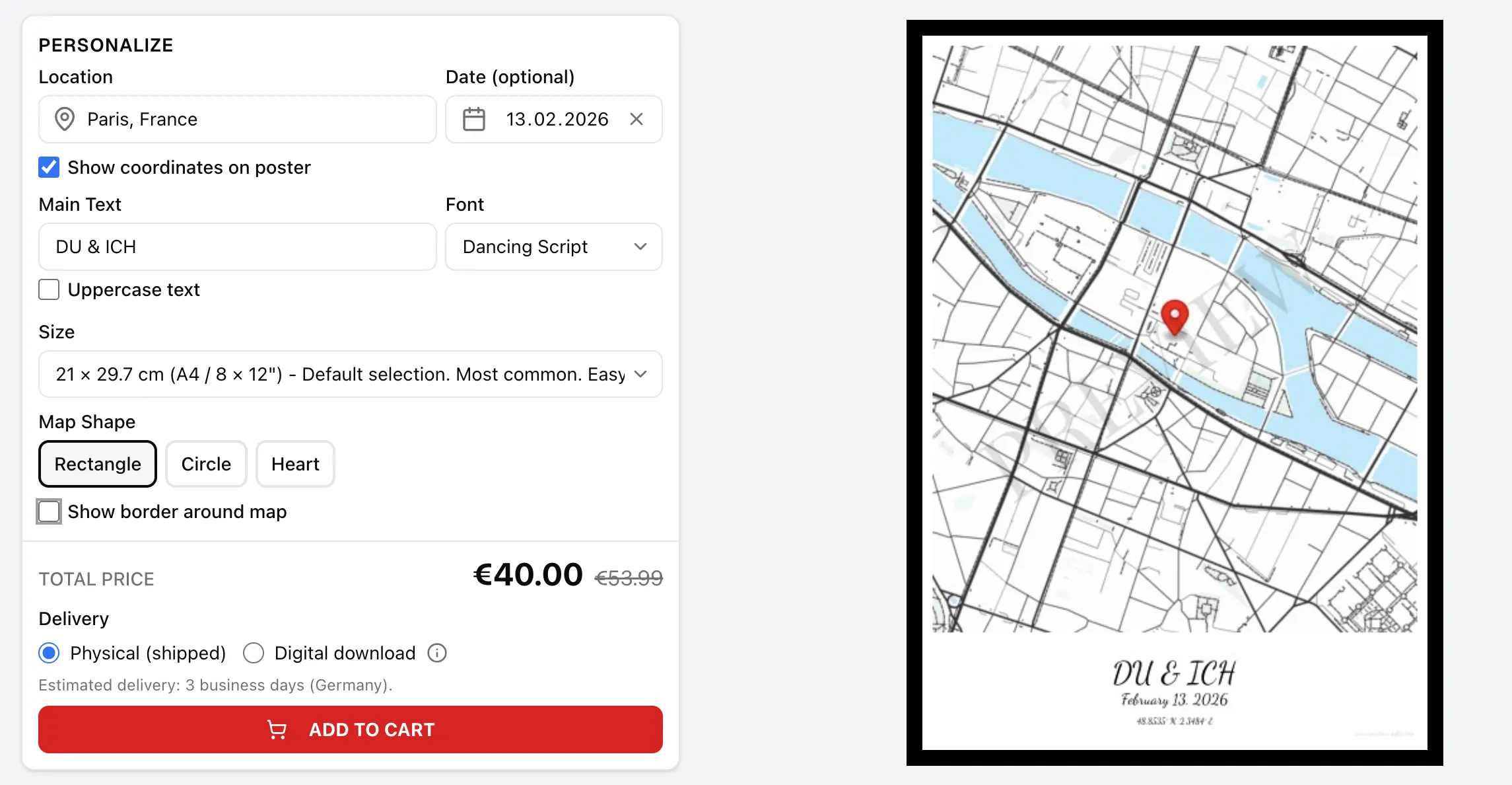 Custom Map Poster Generator - Image 9